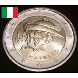 2 euros commémorative Italie 2016 donatello