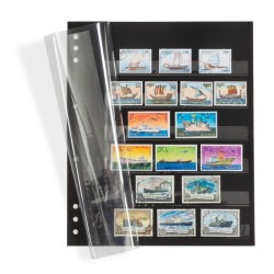 Feuilles OMEGA cartonées 6 bandes pour timbres