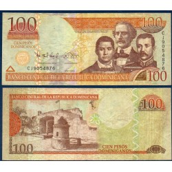 Republique Dominicaine Pick N°184, Billet de banque de 100 Pesos 2011-2013