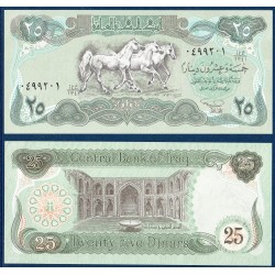 Irak Pick N°74b, Billet de banque de 25 Dinars 1990