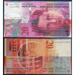Suisse Pick N°69b.3, Billet de banque de 20 Francs 2003