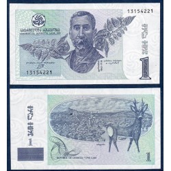 Georgie Pick N°53, Billet de banque de 1 Lari 1995