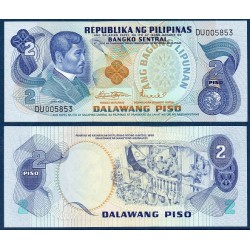 Philippines Pick N°152, Billet de banque de 2 Piso 1970