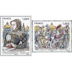 Timbres France Yvert No 5067-5068 les Grandes heures de l'histoire de France