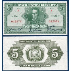 Bolivie Pick N°129, Billet de banque de 5 Pesos 1928