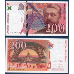200 Francs Eiffel SUP 1996 Billet de la banque de France