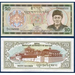 Bhoutan Pick N°23 Billet de banque de 20 Ngultrum 2000