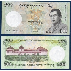 Bhoutan Pick N°32 Billet de banque de 100 Ngultrum 2006-2015