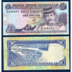 Brunei Pick N°13, Billet de banque de 1 Ringgit 1989-1995
