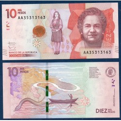 Colombie Pick N°460, Billet de banque de 10000 Pesos 2015