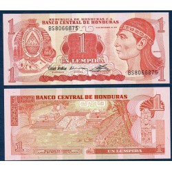 Honduras Pick N°71, Billet de banque de 1 Lempira 1992