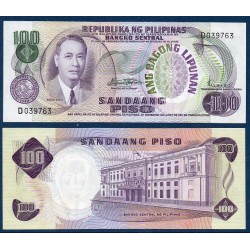 Philippines Pick N°157, Billet de banque de 100 Piso 1970