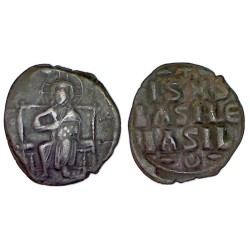 Follis Constantin IX (1042-1055), SB 1836 atelier Constantinople