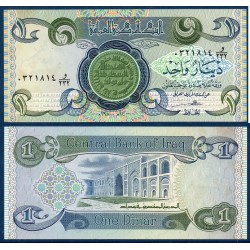 Irak Pick N°69, Billet de banque de 1 Dinar 1979-1984