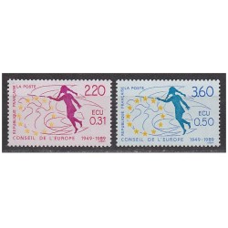 Timbres Services Yvert 100-101