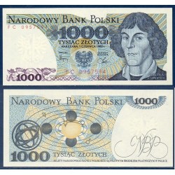 Pologne Pick N°146, Billet de banque de 1000 Zlotych 1974-1982