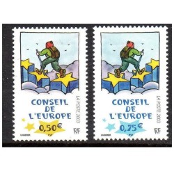 Timbres Services Yvert 126-127