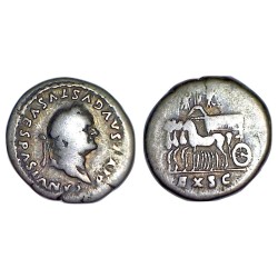 Denier de Vespasien posthume sous titus (80-81) RIC 361 sear 2562 atelier Rome