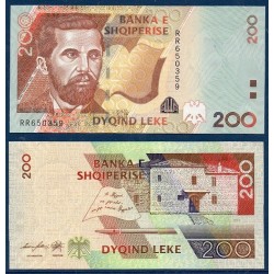 Albanie Pick N°71, Billet de banque de 200 Leke 2007-2012