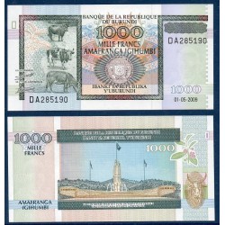 Burundi Pick N°46, Billet de banque de 1000 Francs 2009