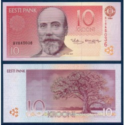 Estonie Pick N°77, Billet de banque de 10 Krooni 1994