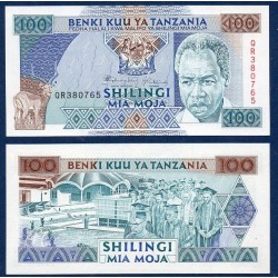 Tanzanie Pick N°24, Billet de banque de 100 shillingi 1993