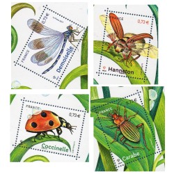 Timbre France Yvert No 5147-5150 Série nature, les insectes neuf luxe **