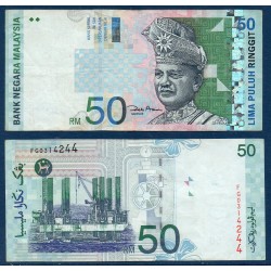 Malaisie Pick N°43, Billet de banque de 50 ringgit 1998-2001