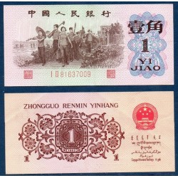 Chine Pick N°877, Sup Billet de banque de 1 Jiao 1962