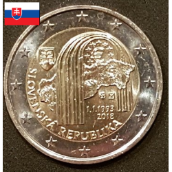 2 euros commémorative Slovaquie 2018 république Slovaque piece de monnaie €