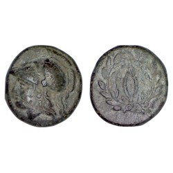 Eolide, Elaia Unité Cuivre (-340 à -300) Athena Corinthien orge