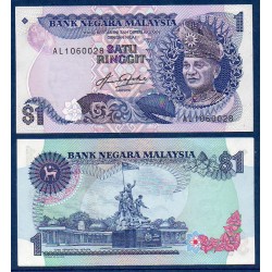 Malaisie Pick N°19A, Billet de banque de 1 ringgit 1981
