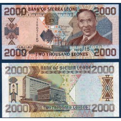 Sierra Leone Pick N°26, Billet de banque de 2000 leones 2002-2006
