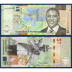 Bahamas Pick N°77, Billet de banque de 1 dollar 2017