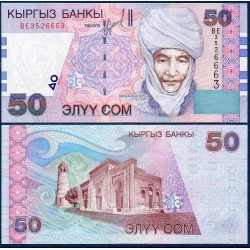 Kirghizistan Pick N°20 Billet de banque de 50 som 2002
