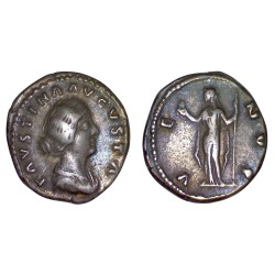 Denier de Faustine II la jeune (161-175) RIC 728 Sear 5266 atelier Rome