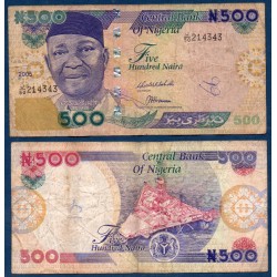 Nigeria Pick N°30, TB- ecris Billet de Banque de 500 Naira 2001-2017