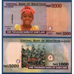 Novatroie, Billet commémoratif de 1000 Naira 2014