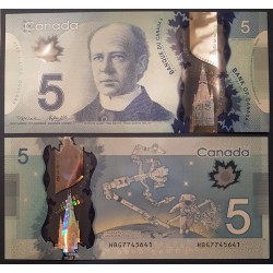 Canada Pick N°106, Billet de banque de 5 dollar 2013