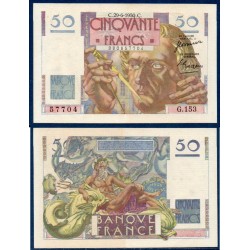 50F Le verrier TTB+ 26.6.1950 Billet de la banque de France