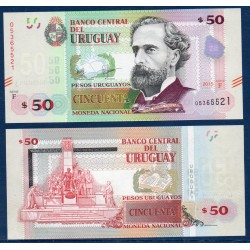 Uruguay Pick N°94, Billet de banque de 50 Pesos 2015