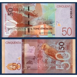 Sao Tomé et Principe Pick N°73, Billet de banque de 50 Dobras 2016
