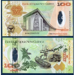 Papouasie Pick N°37a, Billet de banque de 100 Kina 2008