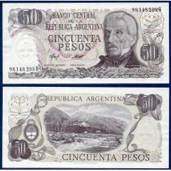 Argentine Pick N°301b, Billet de banque de 50 Pesos 1976