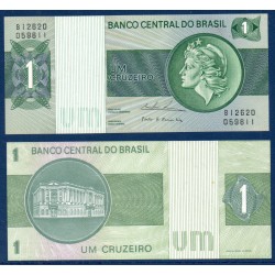 Bresil Pick N°191Ab, Billet de banque de banque de 1 Cruzeiro 1975