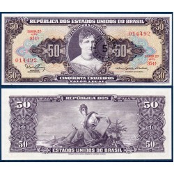 Bresil Pick N°184a, Billet de banque de 5 Centavos 1966