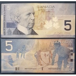 Canada Pick N°101c, Billet de banque de 5 dollar 2004