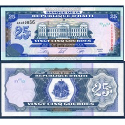 Haïti Pick N°266a, Billet de banque de 25 Gourdes 2000