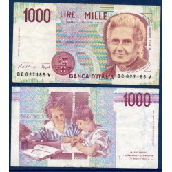 Italie Pick N°114a, Billet de banque de 1000 Lire 1990