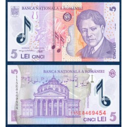Roumanie Pick N°118e, Billet de banque de 5 lei 2011
